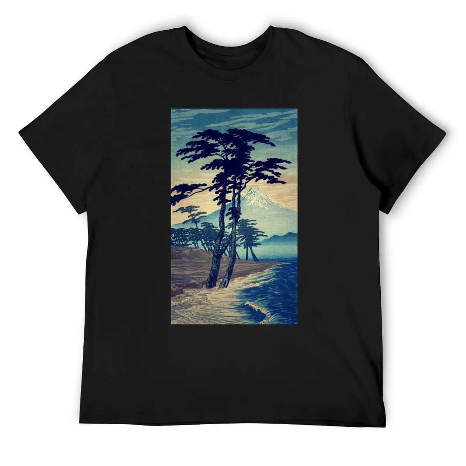 Late swimming after the floods in Hainsay - Nature Landscape T-Shirt man clothes graphic t shirts mens graphic t-shirts funny