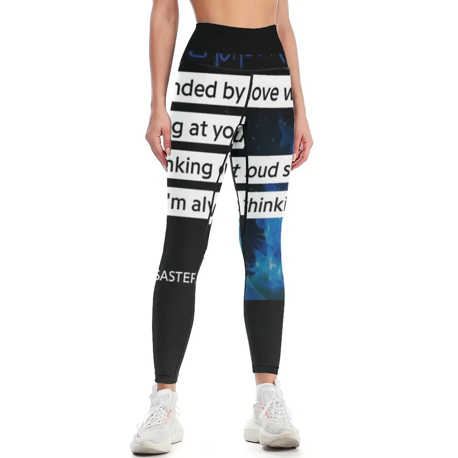 

SANTAN DAVE LYRICS Leggings Sports pants woman sport set gym's sportswear for physical Womens Leggings