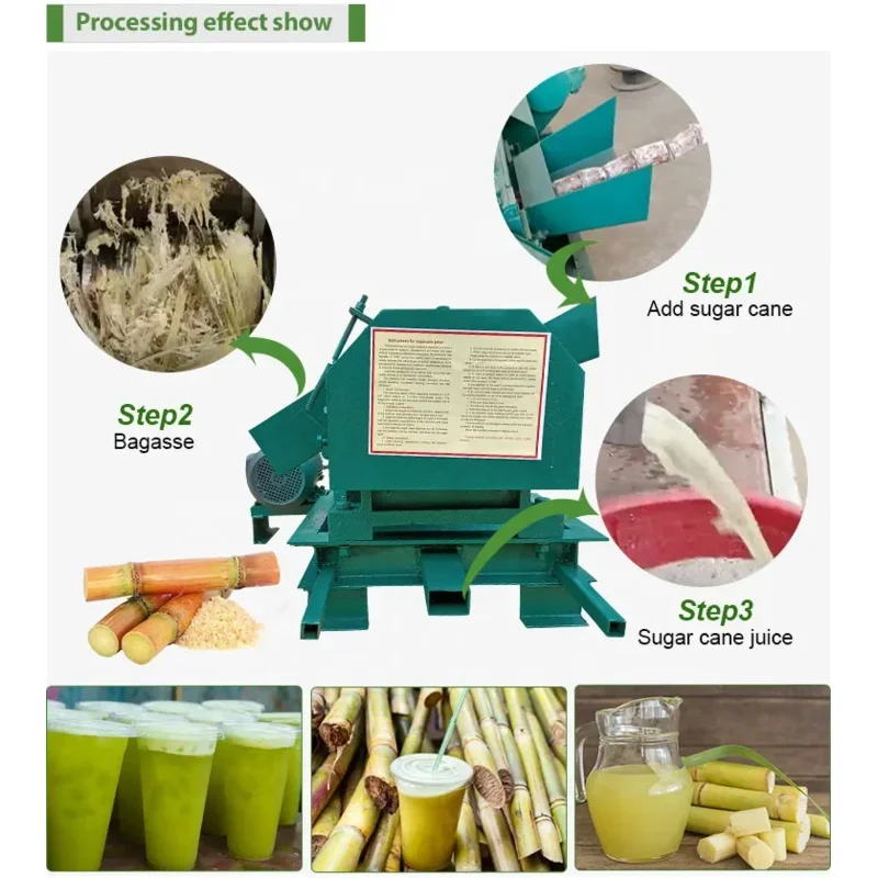 Electric Commercial Crusher Mill Sugarcane Juicer Machine From Make Sugar Cane Juice Price