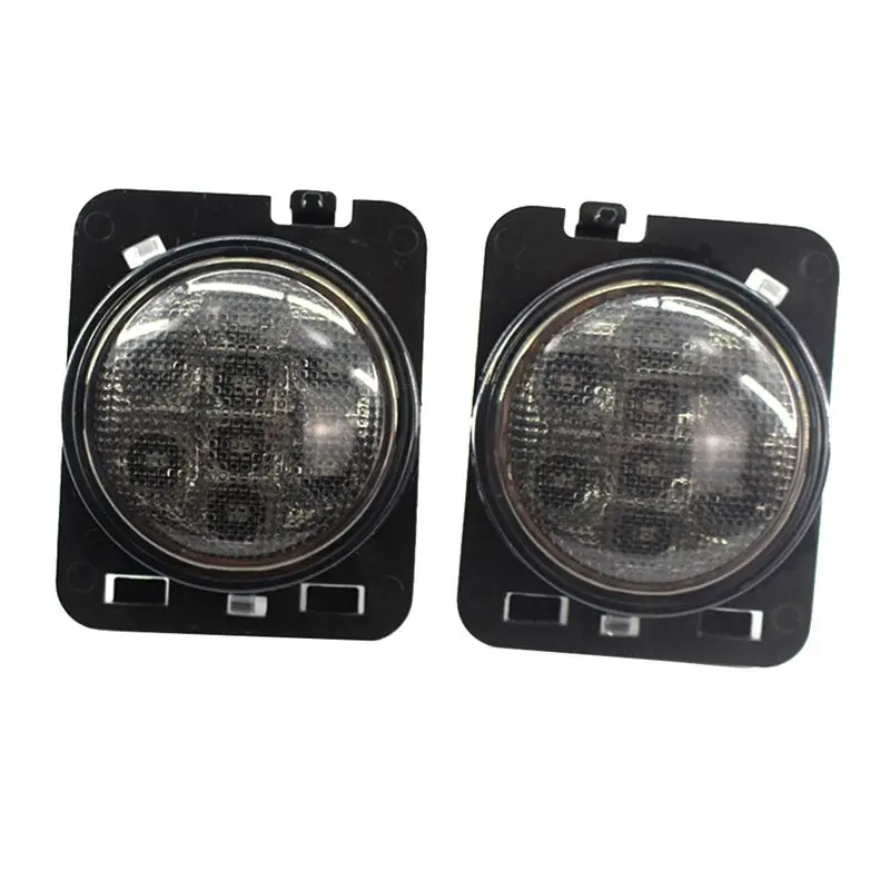 

LED Turn Signal Wheel Header Light Front Bumper Light Fender Side Light For Jeep Wrangler