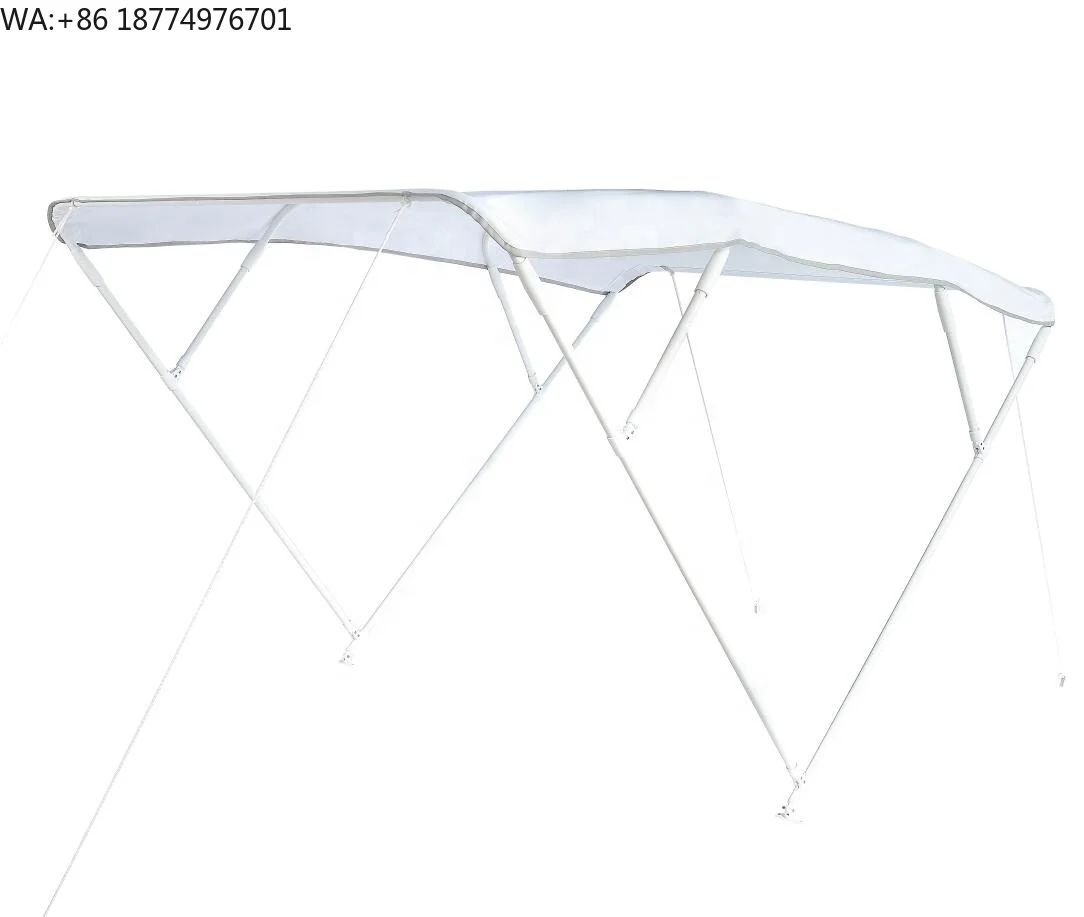 

Factory Supply Aluminum Frame 4 Bow Stable Structure 25mm Stainless Bimini Top