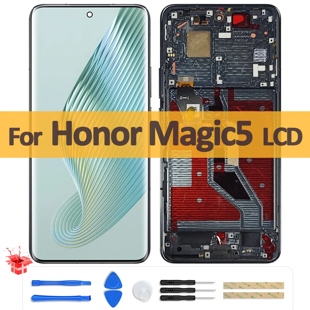 

6.73" Original OLED For Huawei Honor Magic 5 LCD PGT-N09 AN00 Display Touch Screen Digitizer Assembly For Honor Magic5 Screen