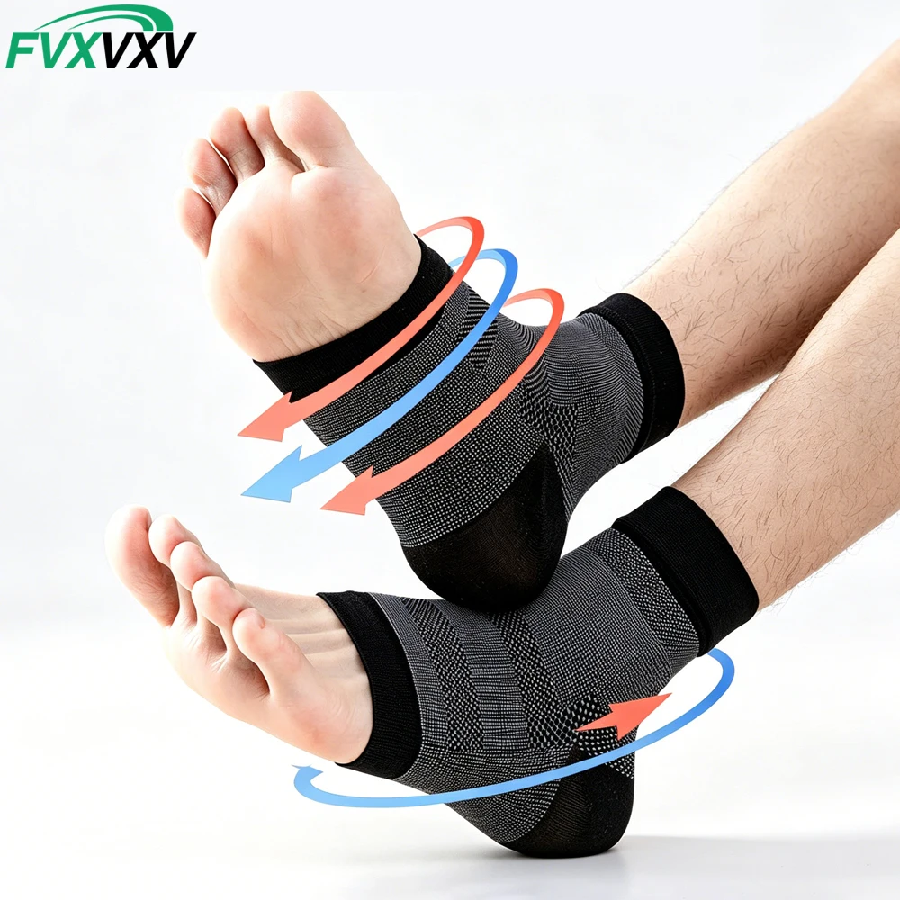 Ankle Brace Sock - 1 Pasang Kaus Kaki untuk Neuropati,
