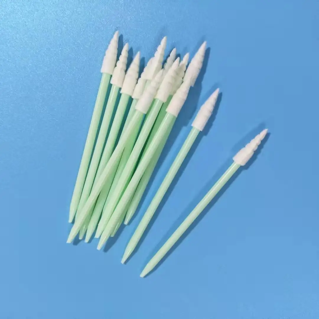 500 Pcs Lint Dust Free Cleaning Foam Swab Small Sharp Pointed Tip Sponge Head Sticks For PCB Board Electronics Small Area Camera