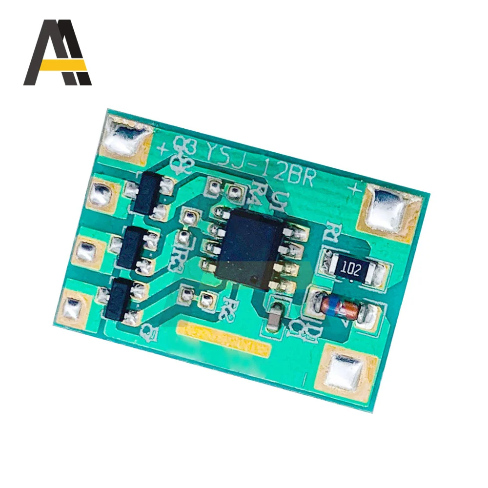 3V-12V Slow Breathing Light Module 3-way 300mAh Light with Slow Flashing Light Gradually on And Off Chip Light Up And Fade Away