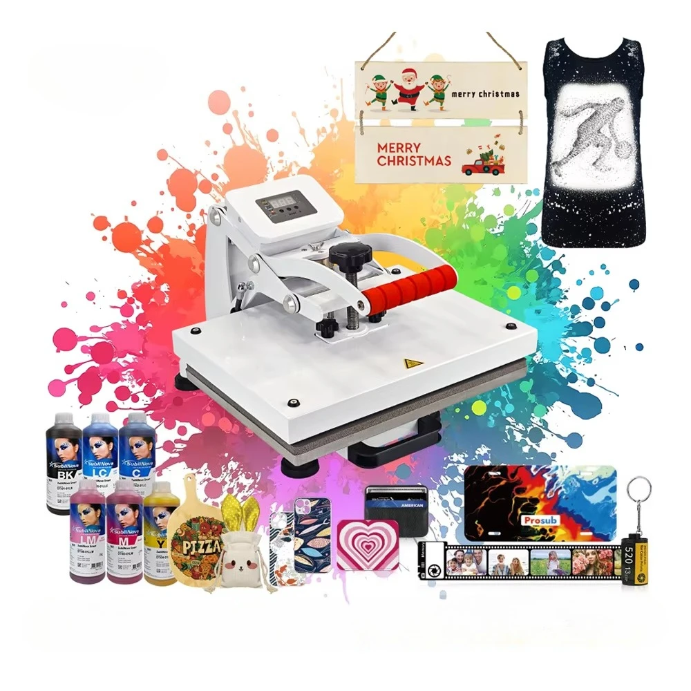 

Автоматический магнитный 2D-термопресс Subbank для сублимации на футболках, чехлах для телефонов, пазлах и ковриках для мыши