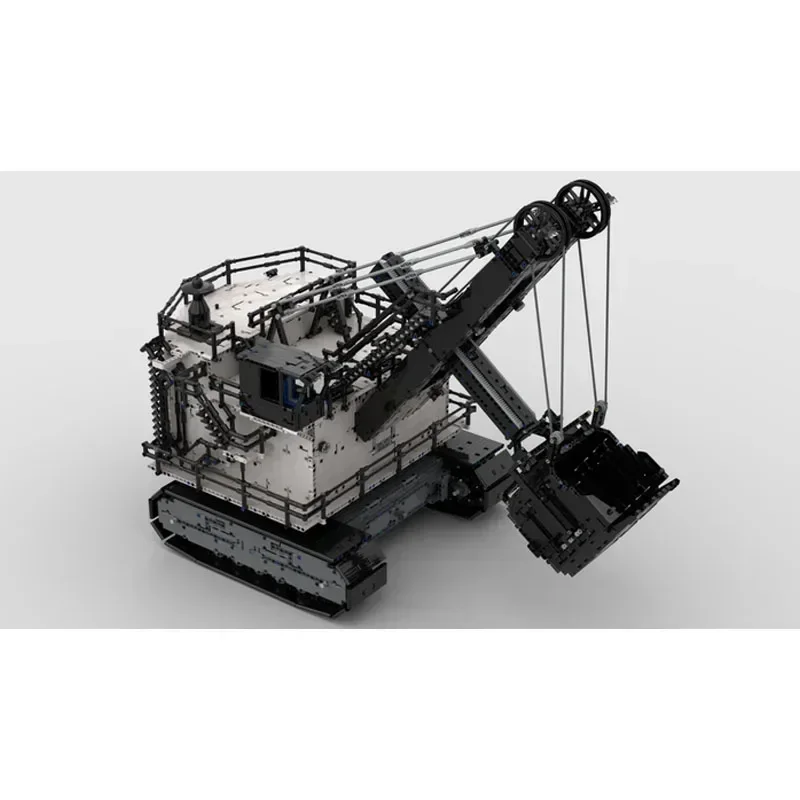 MOC-99684 حبل عملاق مجرفة حفارة بيضاء 10035 أجزاء سوبر عالية الصعوبة خياطة بنة نموذج KidsBirthdayToyGift