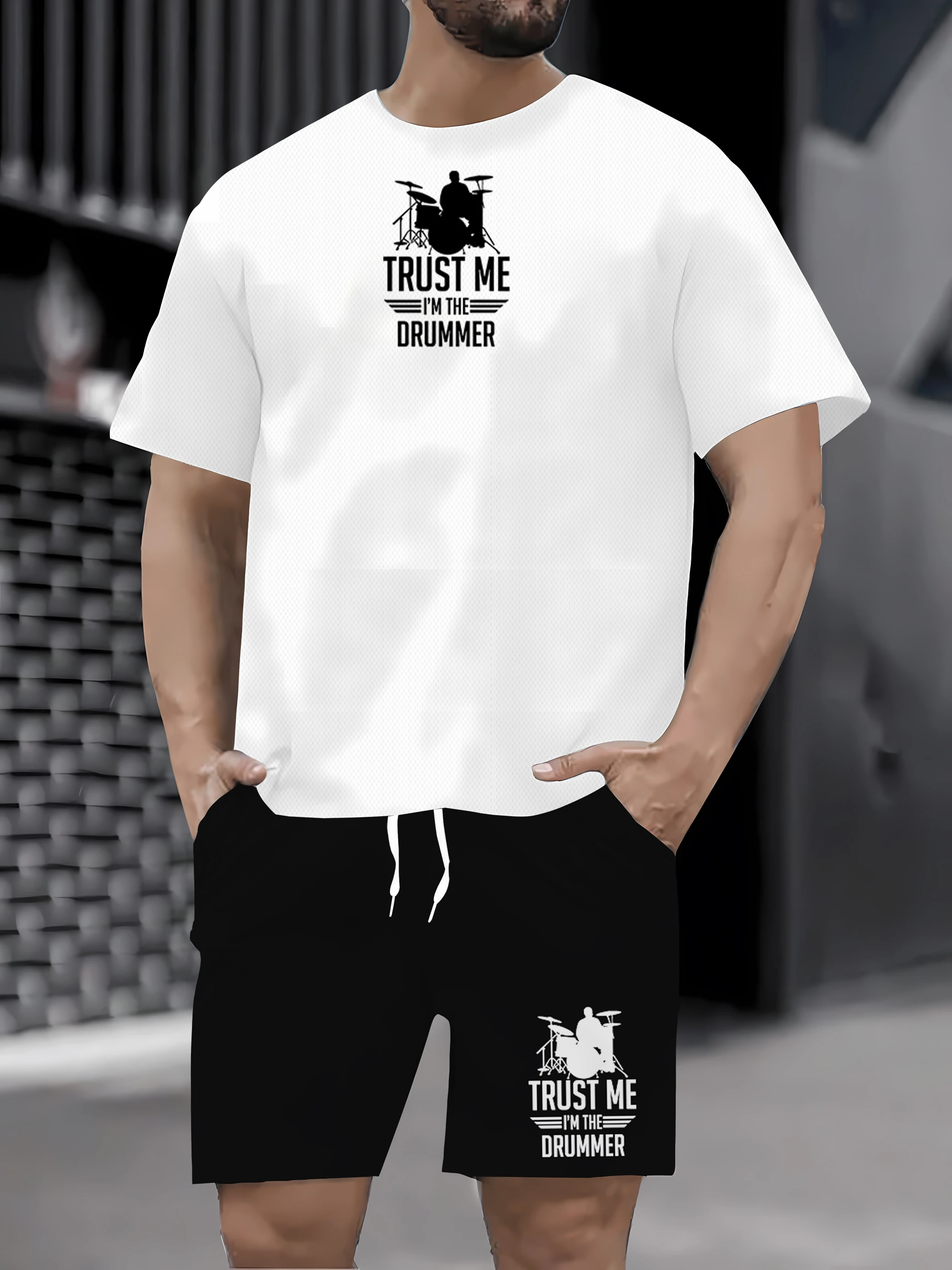 

t masculino casual manga curta camiseta shorts conjunto adulto basquete jogging 2 peça conjunto roupas masculinas
