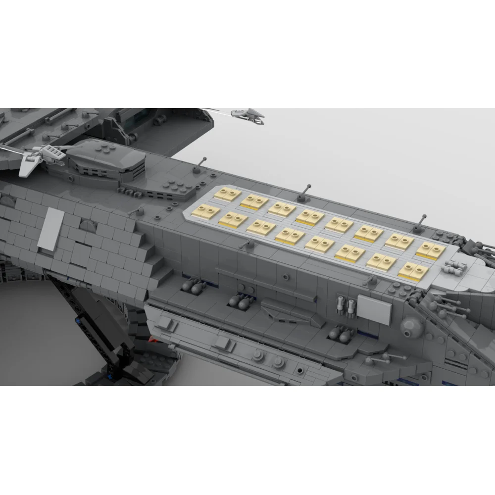 9360 قطعة MOC-35381 كوكب الفيلم ستارجيت أتلانتس SG-1 يو اس اس ديدالوس سفينة الفضاء العميق سفينة الفضاء لعبة مجسمة كبيرة الطوب الأطفال هدية