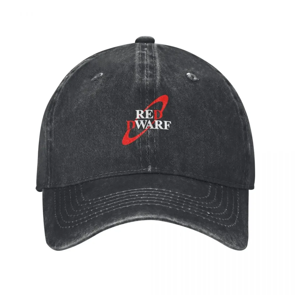 Red Dwarf Distressed Logo Pocket Position Baseball Cap Hood hard hat Men's Hats Women's