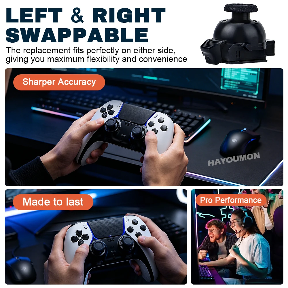 Carbon-Film-Analog-Joystick-Ersatzmodul für PS5 Edge Controller Daumenstick-Reparatur-Ersatzteile 1 Stück 2 Stück – Detail 8