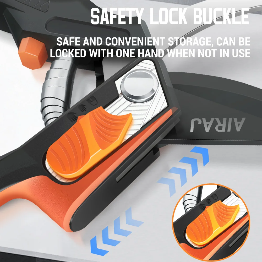 مقصات تقليم AIRAJ فئة كاملة، تعديل متعدد العتاد، فتحة كبيرة، ماكينة تشذيب يدوية حادة للغاية، مقصات حديقة احترافية