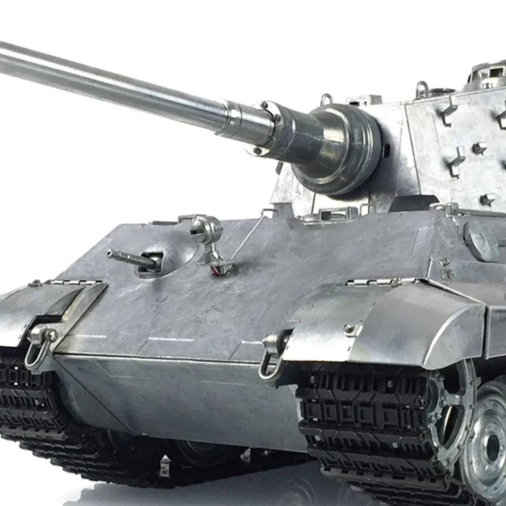

US Sale Mato 100% Metal 1/16 Scale German King Tiger BB RTR RC Tank 1228 Tracks Wheels