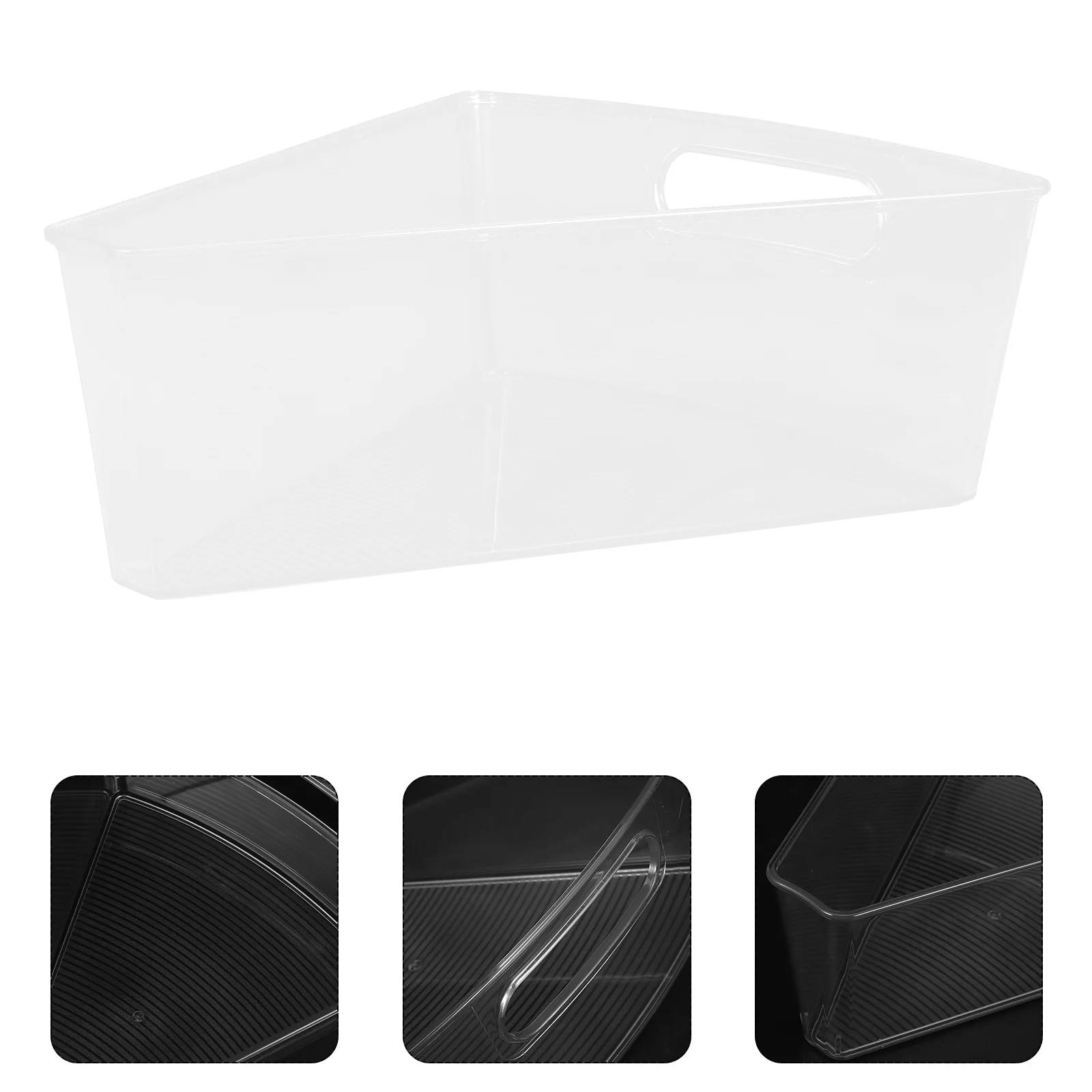 

Scalloped Hot Pot Dish Holder Transparent Snack Tray Vegetable Platter Dry Fruit Pastry Candy Container Kitchen Bedroom Study