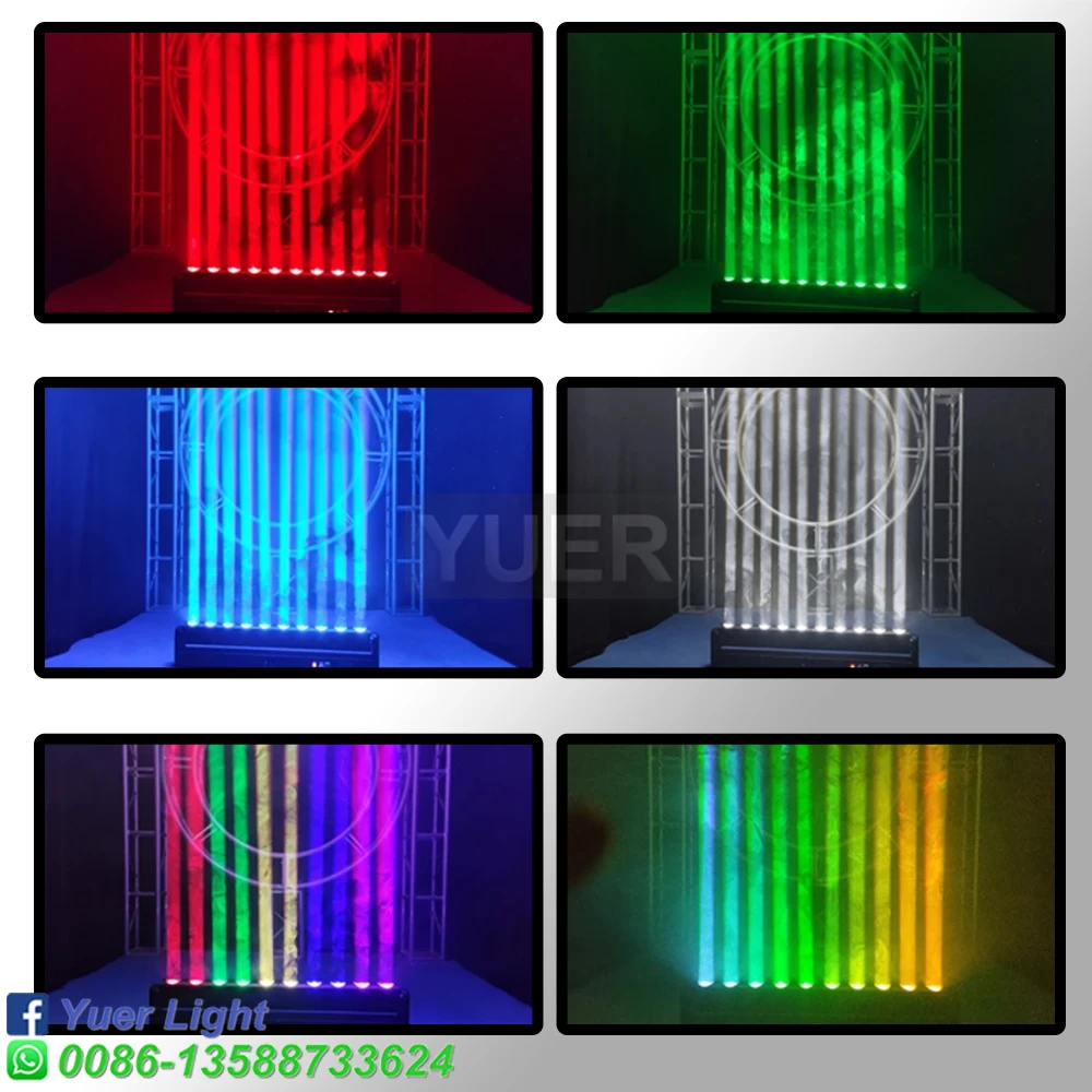 Nowa forma światło sceniczne DMX LED 10x40w RGBW 4in 1 reflektor z ruchomą głowicą obracająca się belka LED scena KTV muzyka DJ impreza wesele Bar