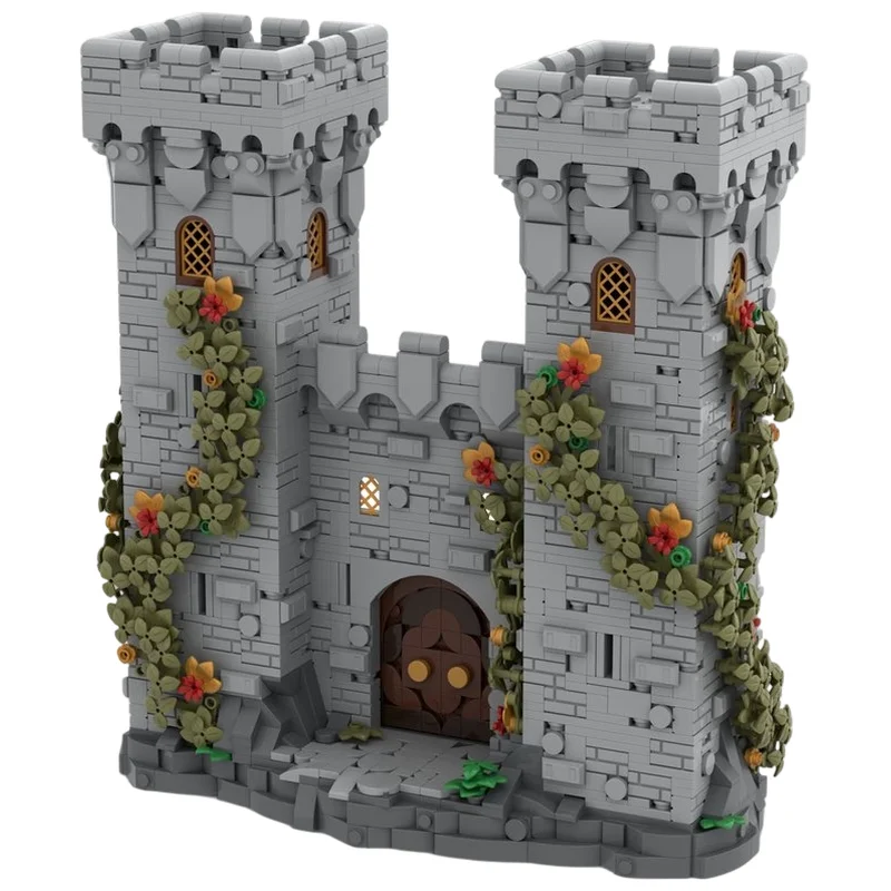 MOC Building Blocks Ivystone Gateway Detailed Realistic Medieval Fantasy DIY Assembly Brick Set Desktop Collectible Display