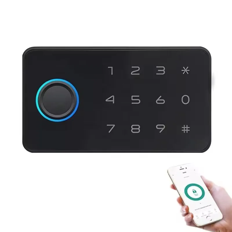 Hot Sale Polished Finish Smart Fingerprint Lock For Home And Office Password Unlock File Cabinet Lock