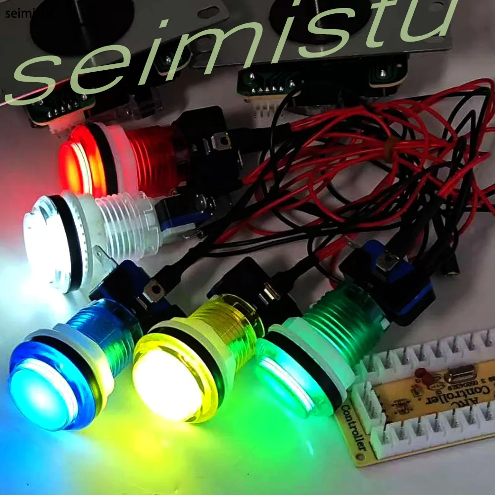 LED Illuminated Arcade Push Button 5V/12V 4