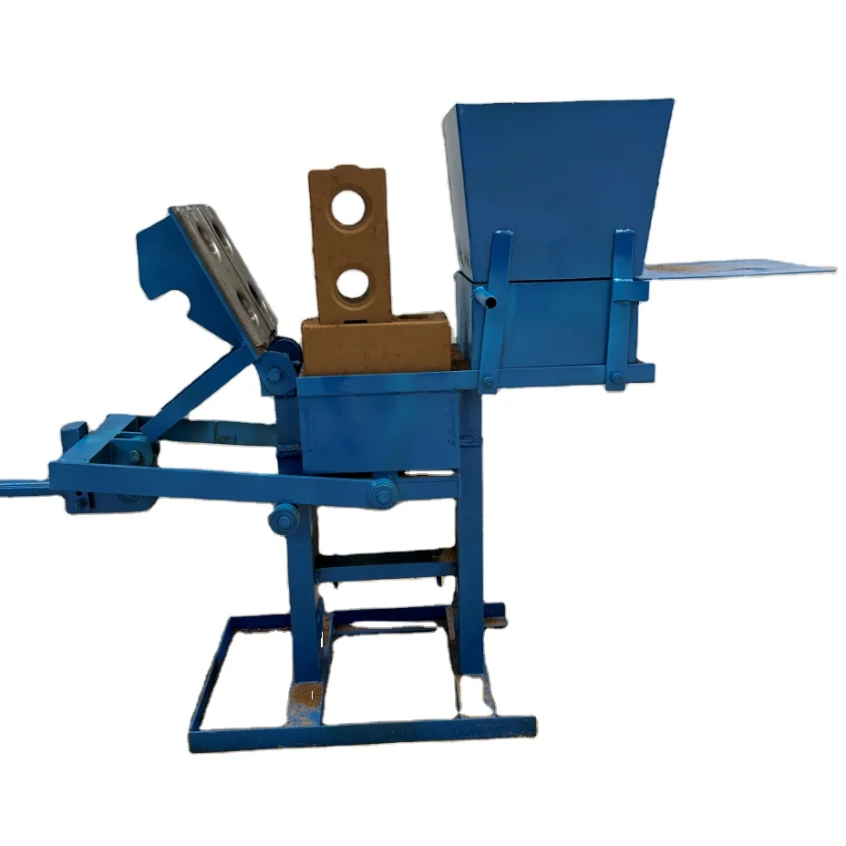 Small manual hand operation clay brick making machine for sale