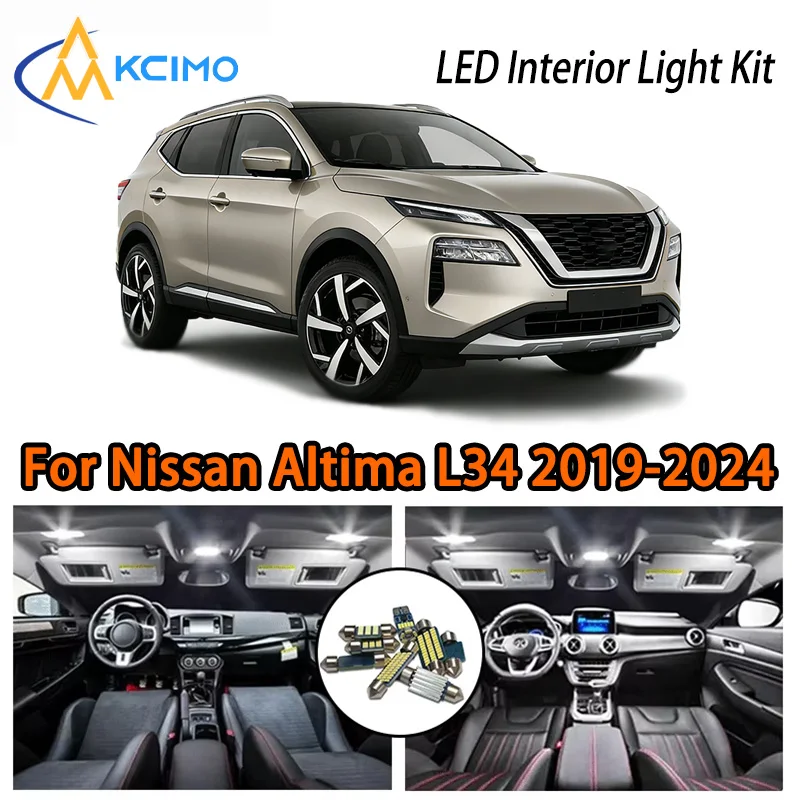 

KCIMO For Nissan Altima L34 2019-2024 Premium LED Interior Kit - 2 Colors , Quick Installation, Long-Lasting