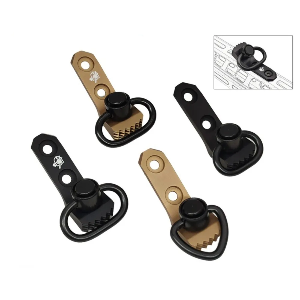 

KAC Metal Strap Buckle Knight MLOK Quick Release Strap Buckle QD Ring Tactical Quick Release Sling