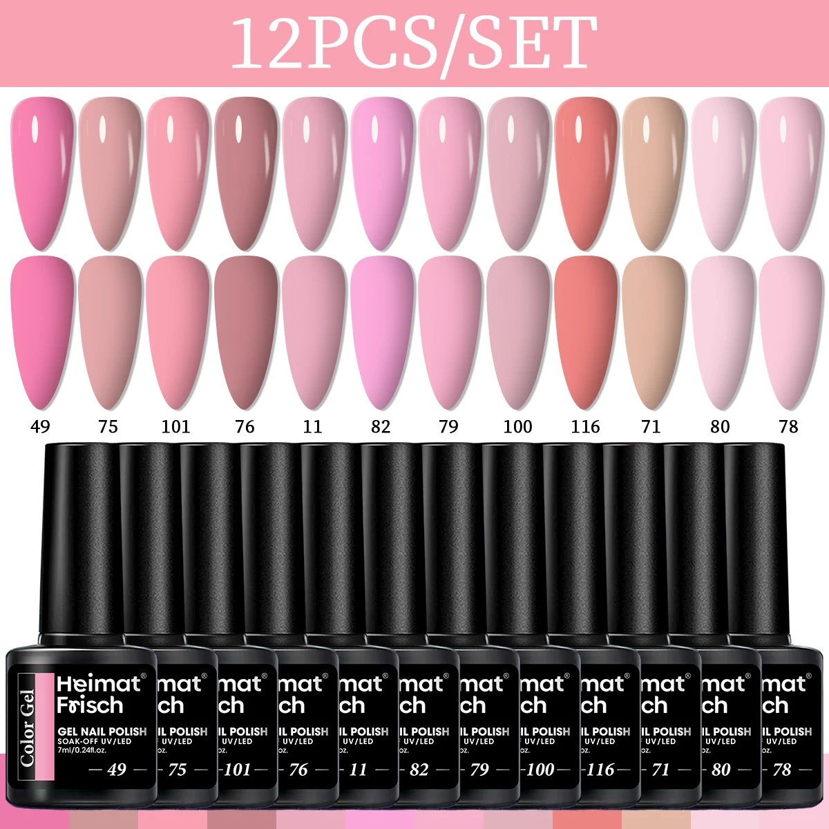 

Набор гель-лаков для ногтей из 12 предметов, новейшая осенняя тенденция в гелевом стиле для дизайна ногтей, высоконаправленный светодиодный цветной гель, прочный и долговечный, s