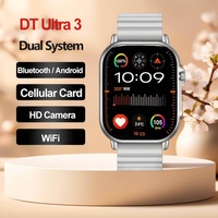DT Ultra 3  Smart Watch 2GB+16GB Cellular Card Eurasian Version AMOLED Wifi Camera 5G Network Men Photo Album Dual System 2025