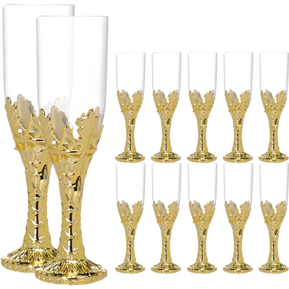 12 Pcs Chalice Mini Glass Decor Goodie Boxes Festival Candy Jar Glasses Goblets Plastic