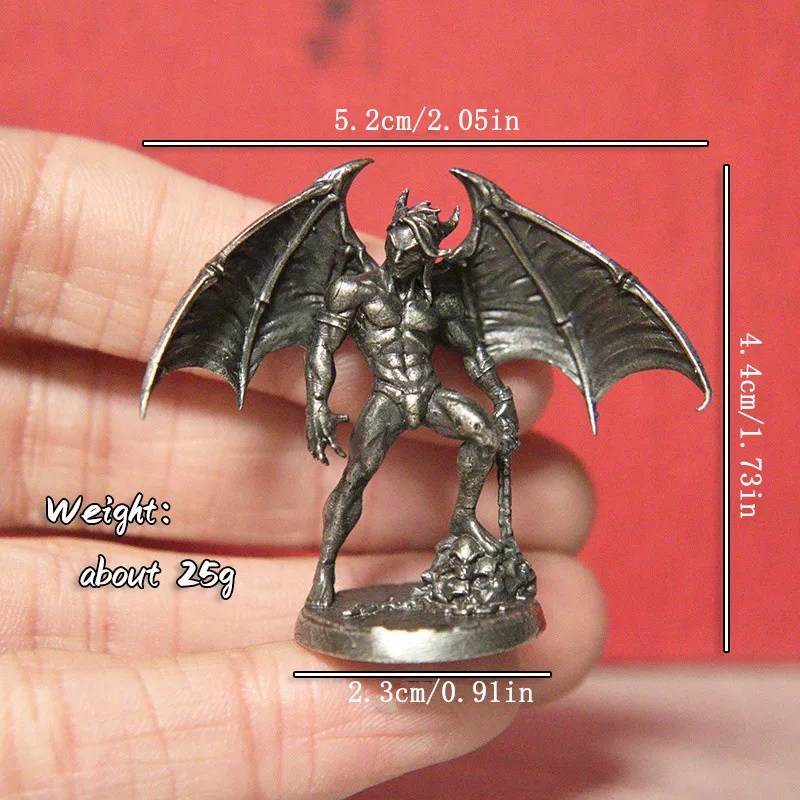 Abyss Demon Fighting Soldiers Man Woman Model Figurines Miniatures Desktop Toy Ornaments Vintage Decorations Crafts Accessories