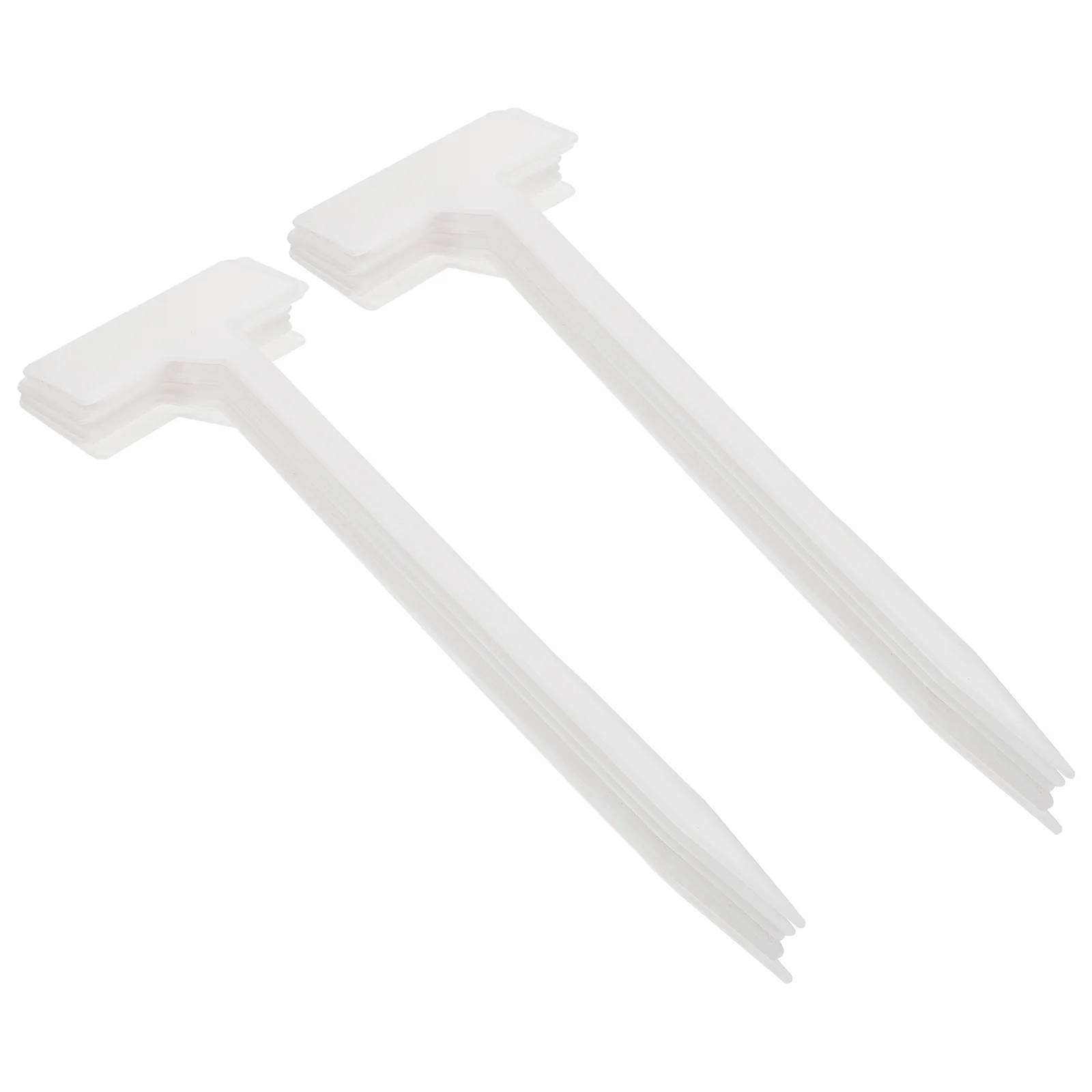 

20 Pcs Plant Label Greenhouse Marker Plastic Tag Plants T-Type Garden Nursery White Pot Waterproof Labels Flowers Notes Strip