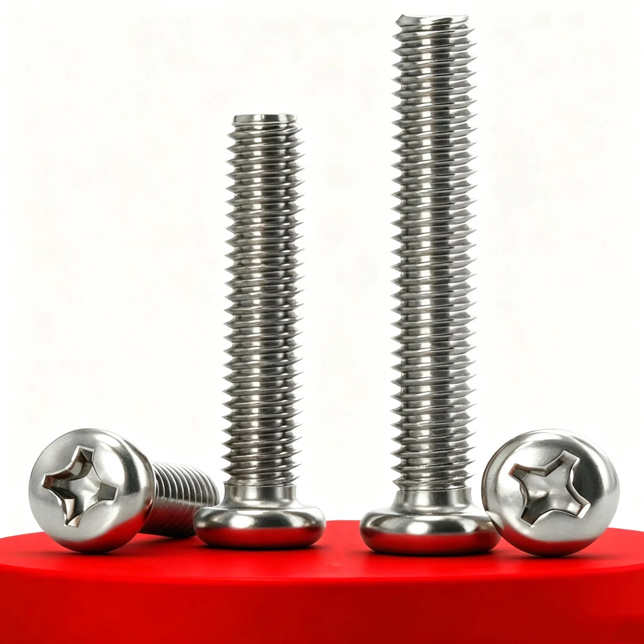 

10-100Pcs Nickel Plated Carbon Steel Phillips Pan Head Tiny Screws M1 M1.2 M1.4 M1.6 M2 M2.5 M3 M4 M5