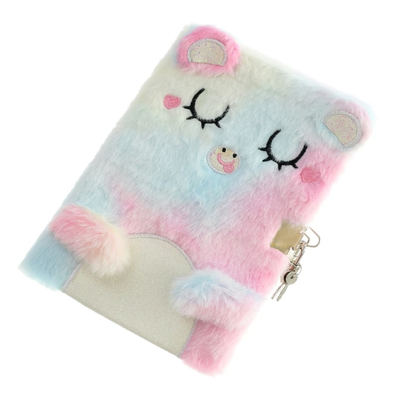 Секретный дневник, молитвенный дневник для девочек-студенток, плюшевый блокнот с героями мультфильмов для письма, Прямая