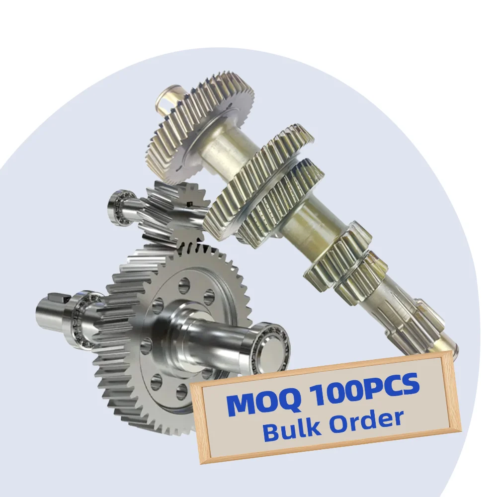 High Precision Custom Transmission Gear Aluminum Steel Automotive Gears for Vehicle Applications CNC Machining