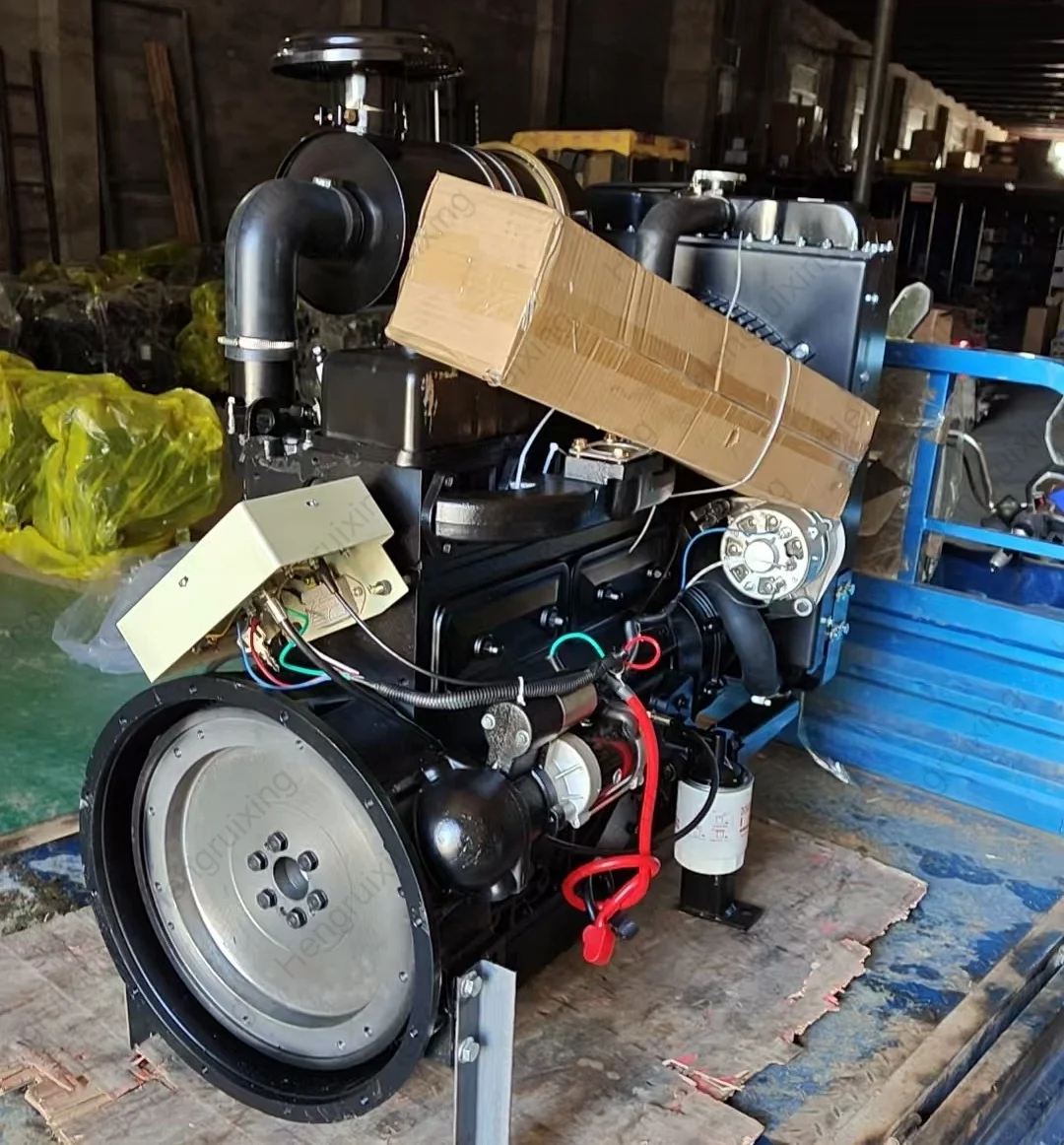 Mechanical engine assembly for K4100, good/medium quality, flywheel housing thickness required