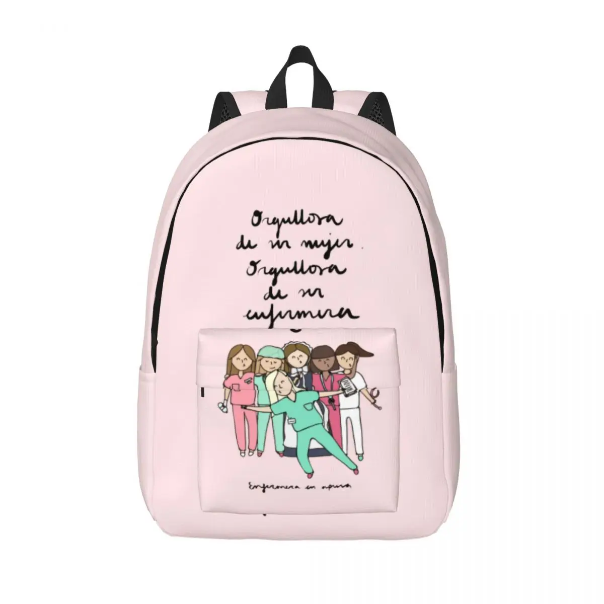 Backpack Middle High College School Student Enfermera En Apuros Doctor Nurse Medical Medicine Health Bookbag Teens Daypack