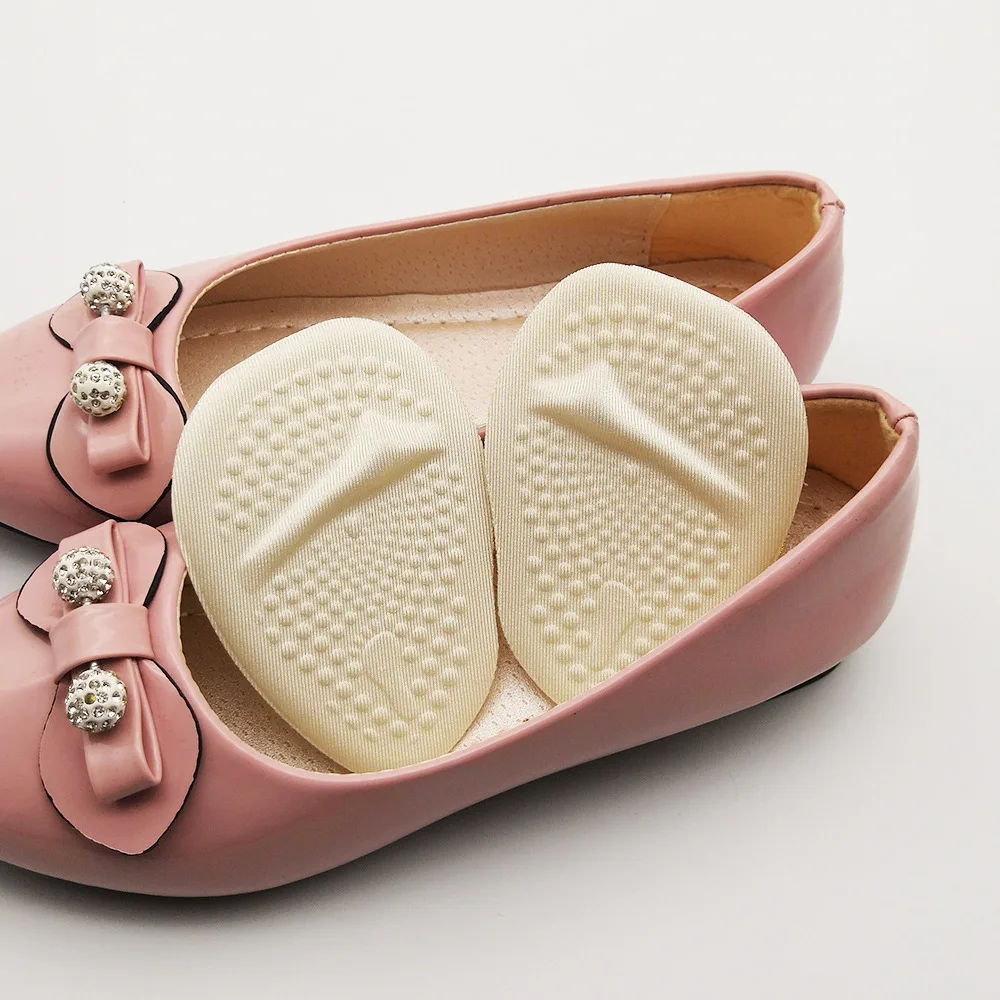 Forefoot Shoe Cushion non slip shoes pads gel shoe insert silicone feet pads for heels Foot Pain Relief Insole shoe accesories