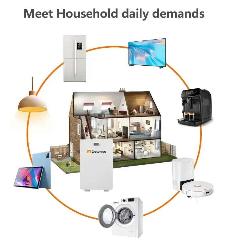 Akumulator litowo-żelazowo-fosforanowy, akumulator 51,2 V, akumulator do magazynowania energii w gospodarstwie domowym, akumulator Lifepo4 320 Ah