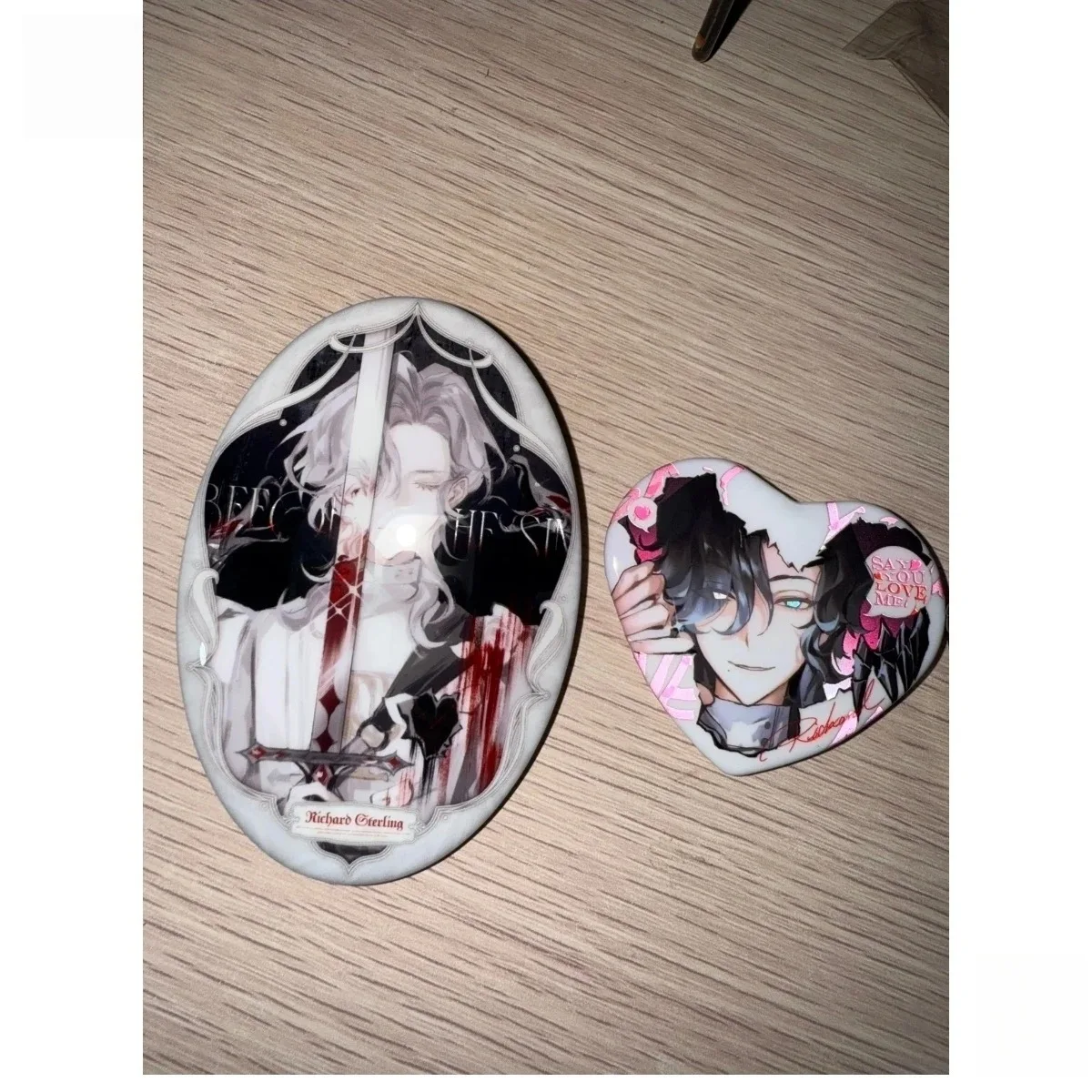 

Fifth personality new knight cosplay love tin bar badge doujinshi valley homemade peripheral decoration brooch