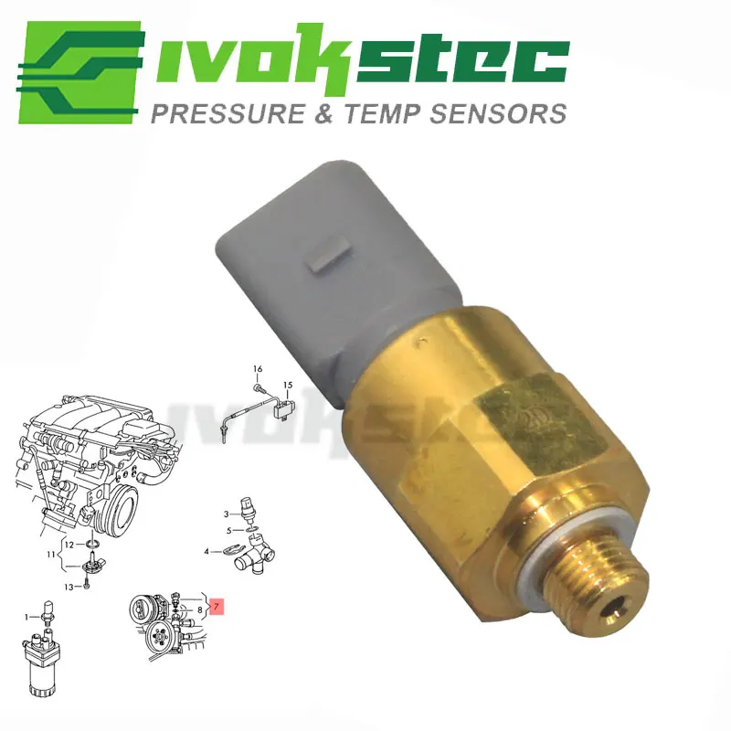 M10x1 Oil Pressure Switch For VW Golf 4 1.6 16V Beetle Bora Caddy 97-15 Audi A3 TT Seat Skoda 1J0919081 6N0919081A