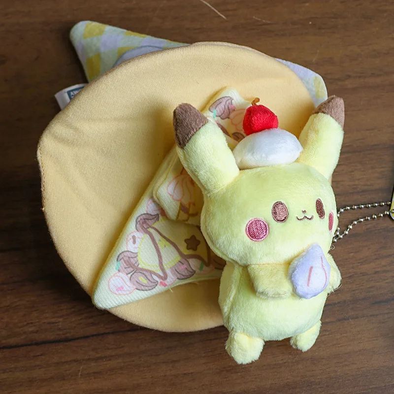 17cm Pokemon Pikachu peluche poupée Pikachu Bogaman porte-clés mignon pingouin sac pendentif étudiant sac à dos accessoires fille cadeau jouets