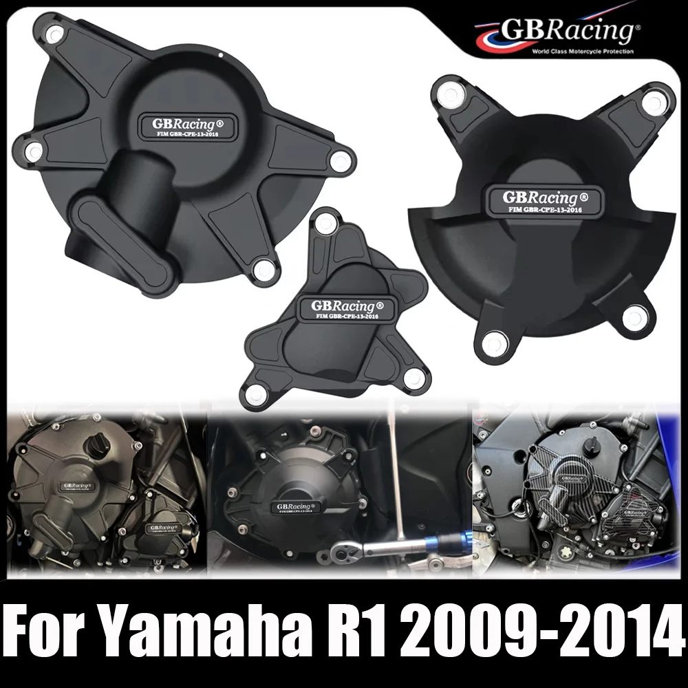

GBRacing For Yamaha R1 2009 2010 2011 2012 2013 2014 Motorcycle Engine Cover Clutch Cover Protection Accessories
