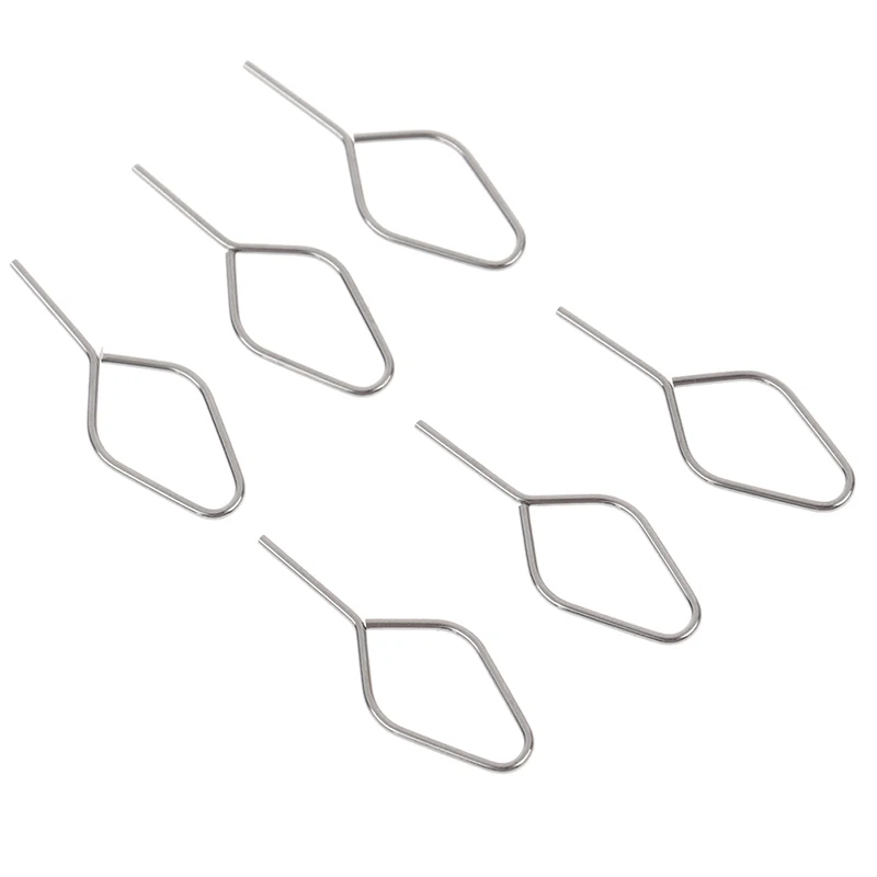 Universal Metal Phone Sim Card Tray Pin, Ejetar Remoção Ferramentas, Abridor de Agulhas, Agulha, Ejetor, 10Pcs