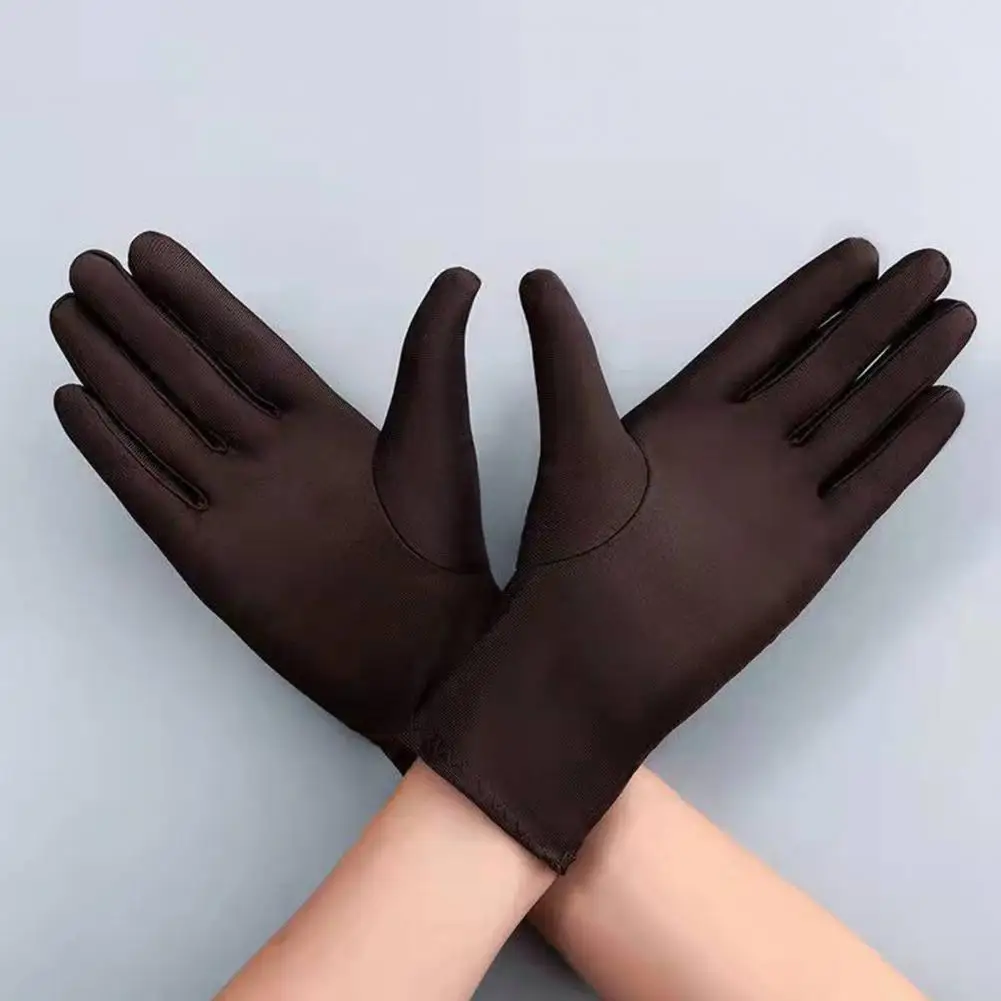 1 par de guantes para hombre y mujer, guantes para actuación en escenario, guantes multicolores para mujer, manoplas transpirables para niña, accesorios para disfraz de Halloween