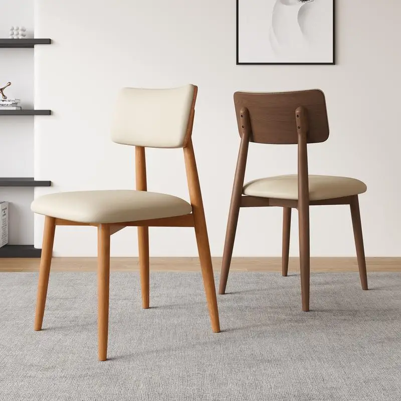 Nordic Modern Luxury Solid Wood Restaurant 4 6 8 Chair Set for Dining Room Hotel Kitchen Living Room