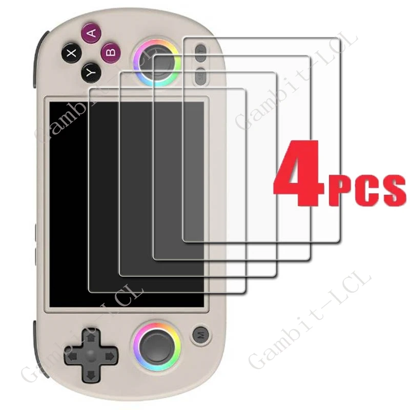 4PCS Tempered Glass For ANBERNIC RG40XX H Retro Handheld Video Game Console ON RG40XXH 4