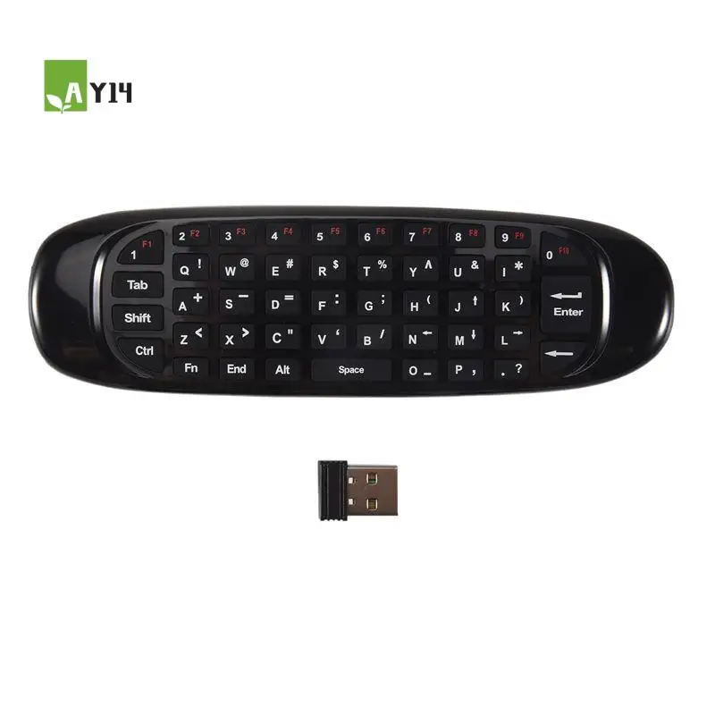 

AY14 -Mini Air Mouse Fly Air Mouse Wireless Keyboard Airmouse For 9.0 8.1 Android TV Box/PC/TV Smart TV Mini 2.4G