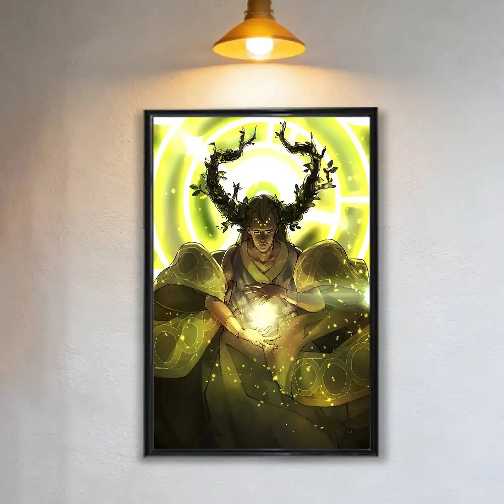 Timekeeper Shadow Milk Millennial Tree Cookie Poster Trendy Wall For Coffee Office Bar Decoration