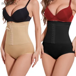 Women Slimming Waist Trainer Belt Shapewear Sexy Belly Cincher Body Shaper Fat Compression Strap Girdles Firm Hook Corset S-2XL