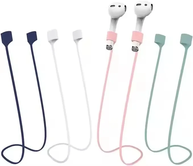 Wireless Magnetic Earphone Hanging Rope Cable For AirPods 3 2 1 Pro Anti Lost Silicone Cord Holder Cable Earphone Accessories