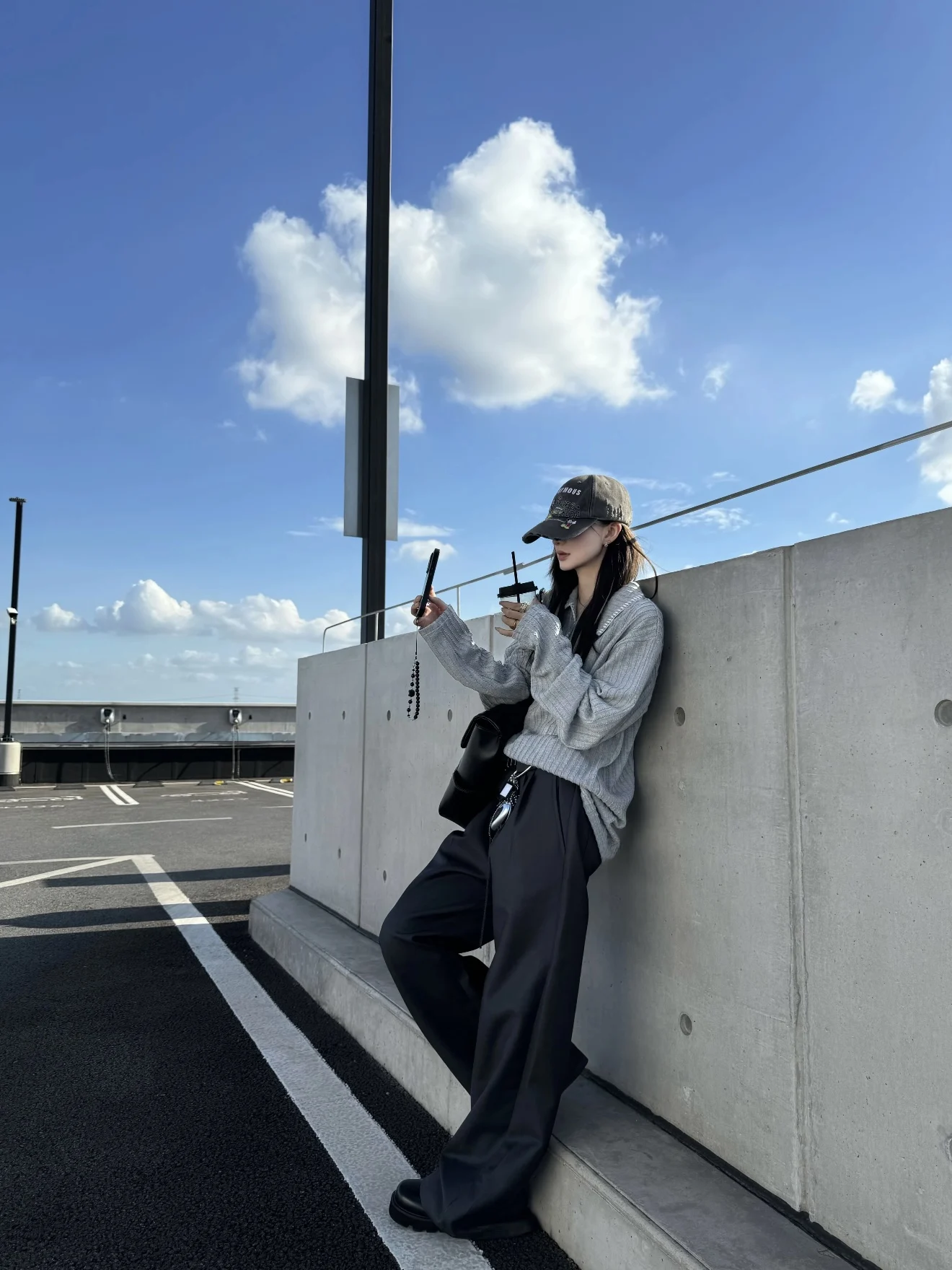 

TheLike Оригинальная женская футболка с длинным рукавом, ручной работы, с узором «пшеничный колос», осенняя новинка, в корейском стиле, для повседневной носки, Ci Walk